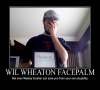 WILL WHEATON FACEPALM