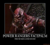 POWER RANGERS FACEPALM
