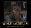 WORF FACEPALM