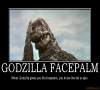 GODZILLA FACEPALM